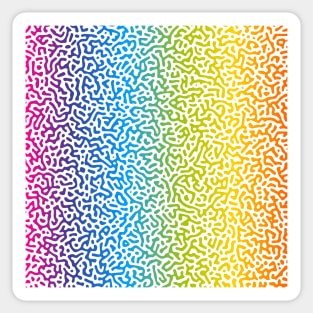 Full Spectrum (Rainbow) Turing Pattern Sticker